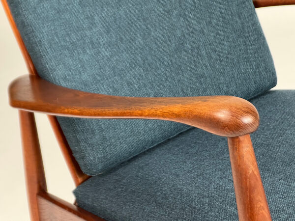 Fauteuil en teck, années 60