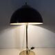 Vintage Mushroom table lamp with gold metal base , 1970s