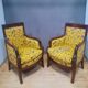 Fausse paire de bergere d epoque restauration