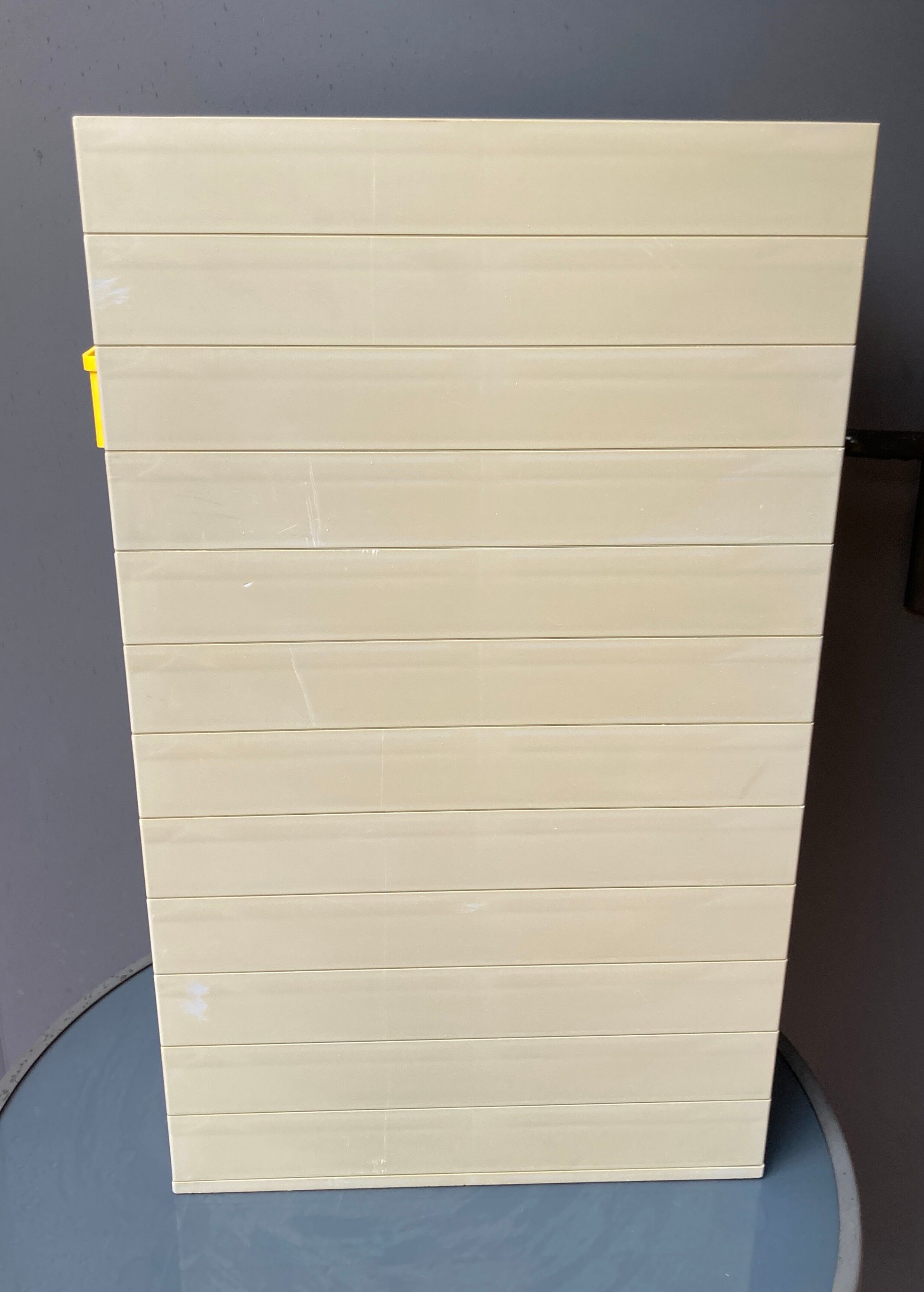 12-drawer vintage office locker