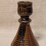 Stoneware candlestick