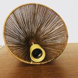 Teakwood and Sisal Cascading Lamp by Jean Rispal