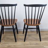 Pair of Scandinavian chairs Hagafors Sweden