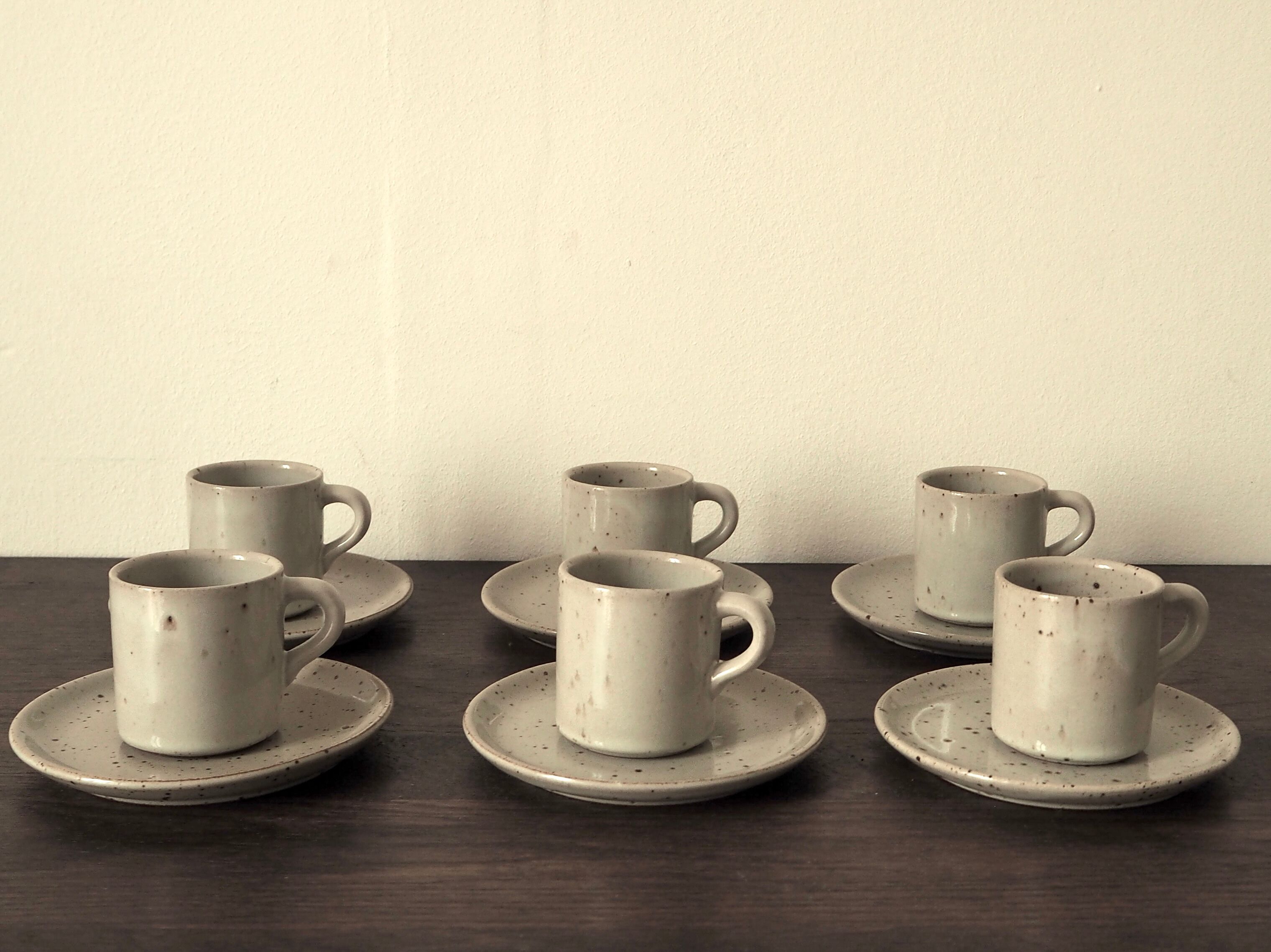 Set of 6 cups Sandstone of the Marais