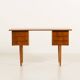 Small Danish mid century teak desk, 1960s