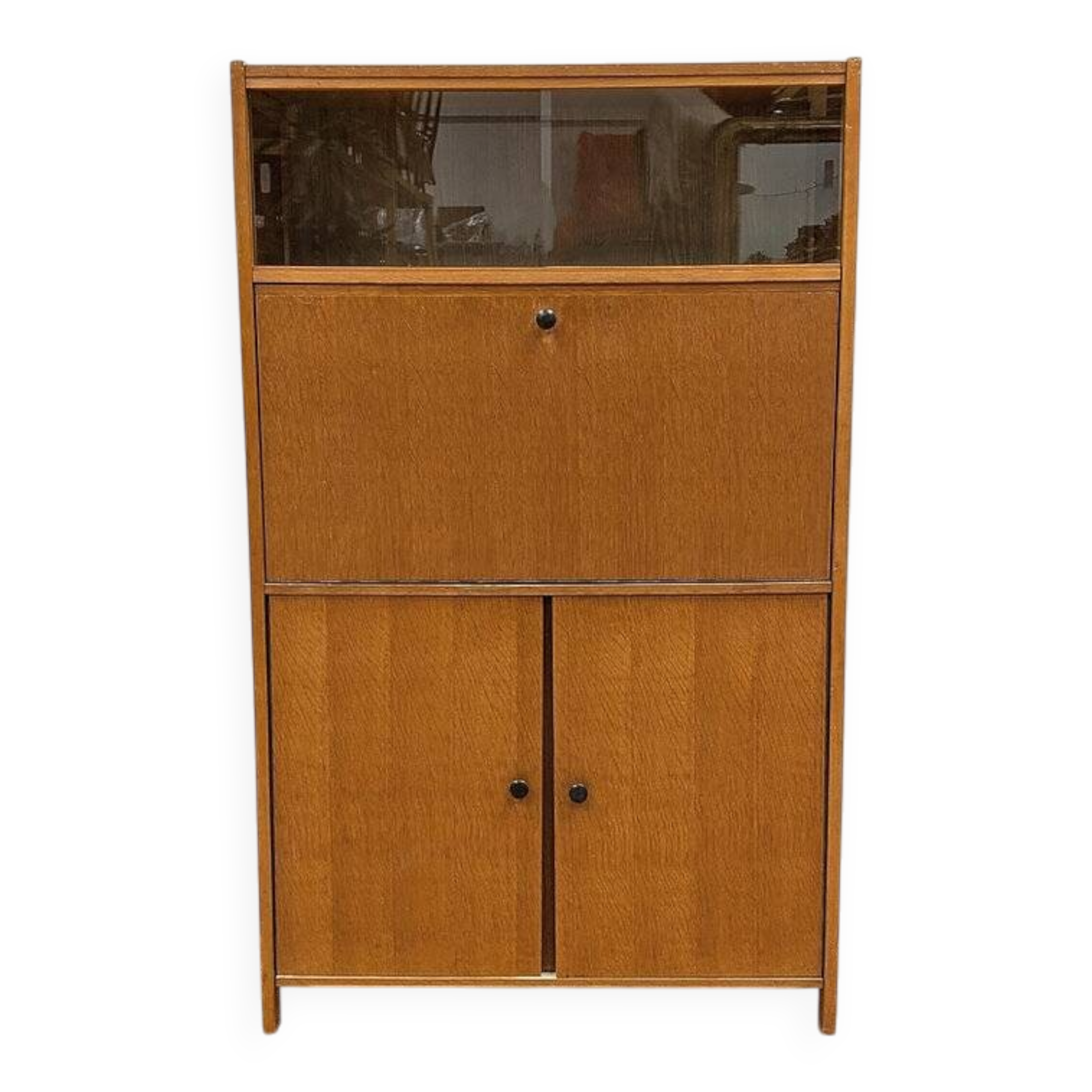 Vintage oak secretary