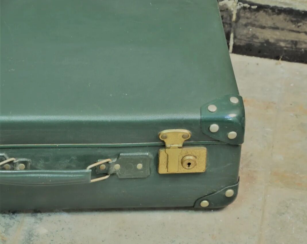 Vintage travel suitcase