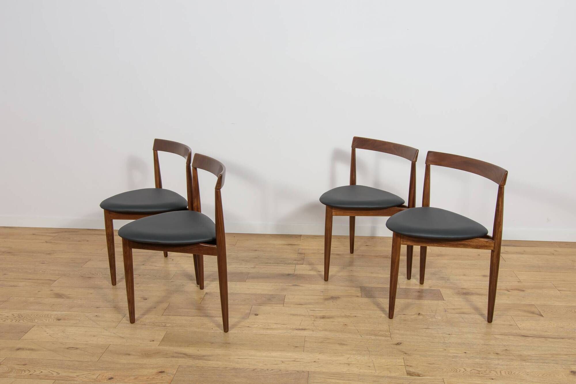 Mid-Century Dining Set by Hans Olsen for Frem Røjle, Denmark, 1950s, Set of 5