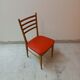 4 Scandinavian style wooden chairs