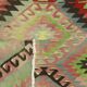 Turkish Kilim Yoruk Vintage 178x284 cm Geometric Beige and Red