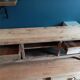 Furniture with drawers on solid wood air-gummed desk