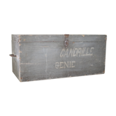 Old patinated grey box