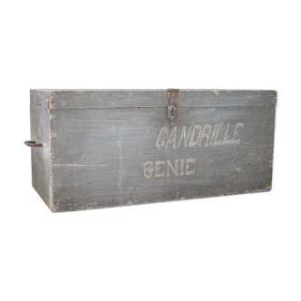 Old patinated grey box