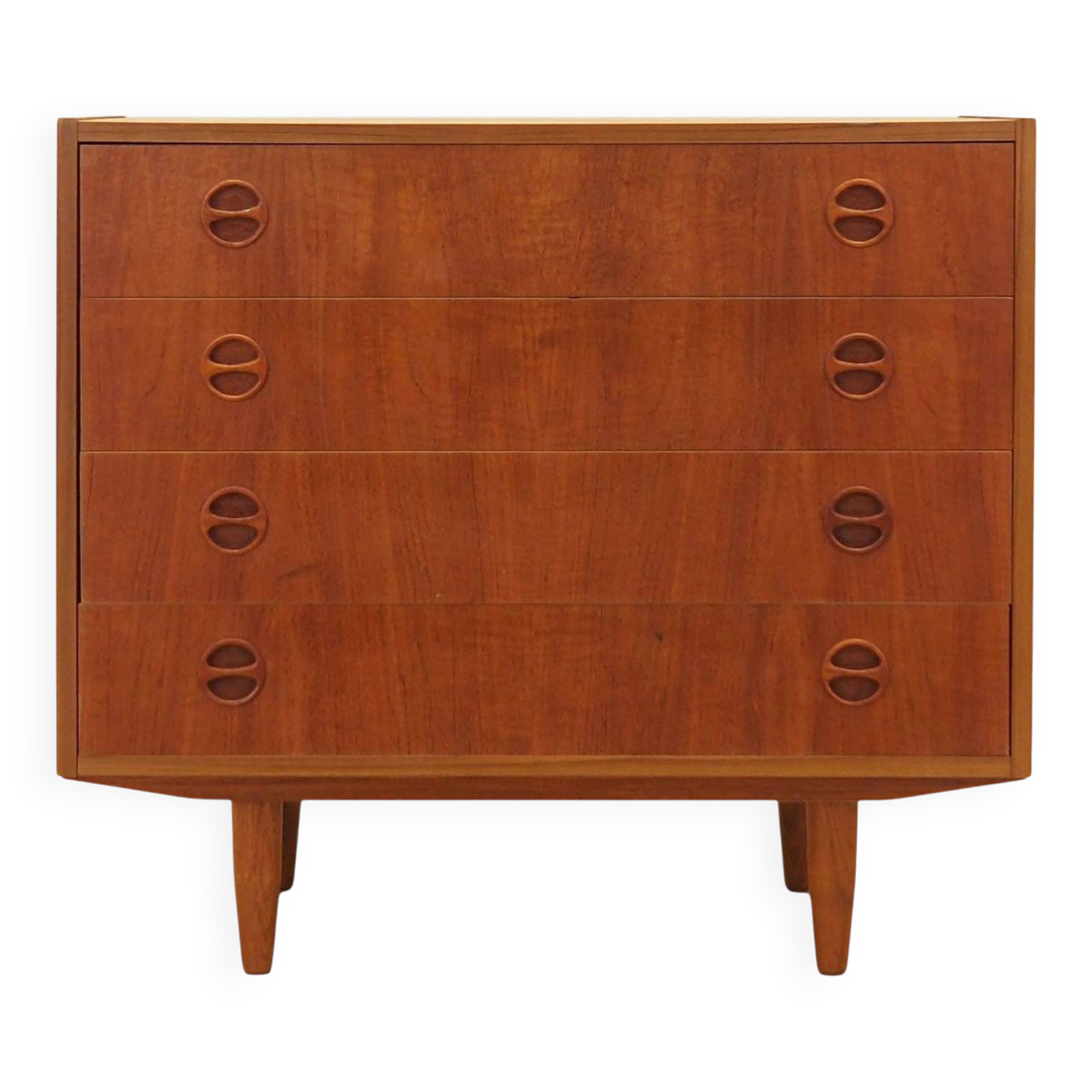 Commode en teck, design danois, années 1970, fabriquée au Danemark