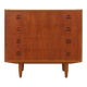 Commode en teck, design danois, années 1970, fabriquée au Danemark