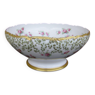 Limoges porcelain standing bowl