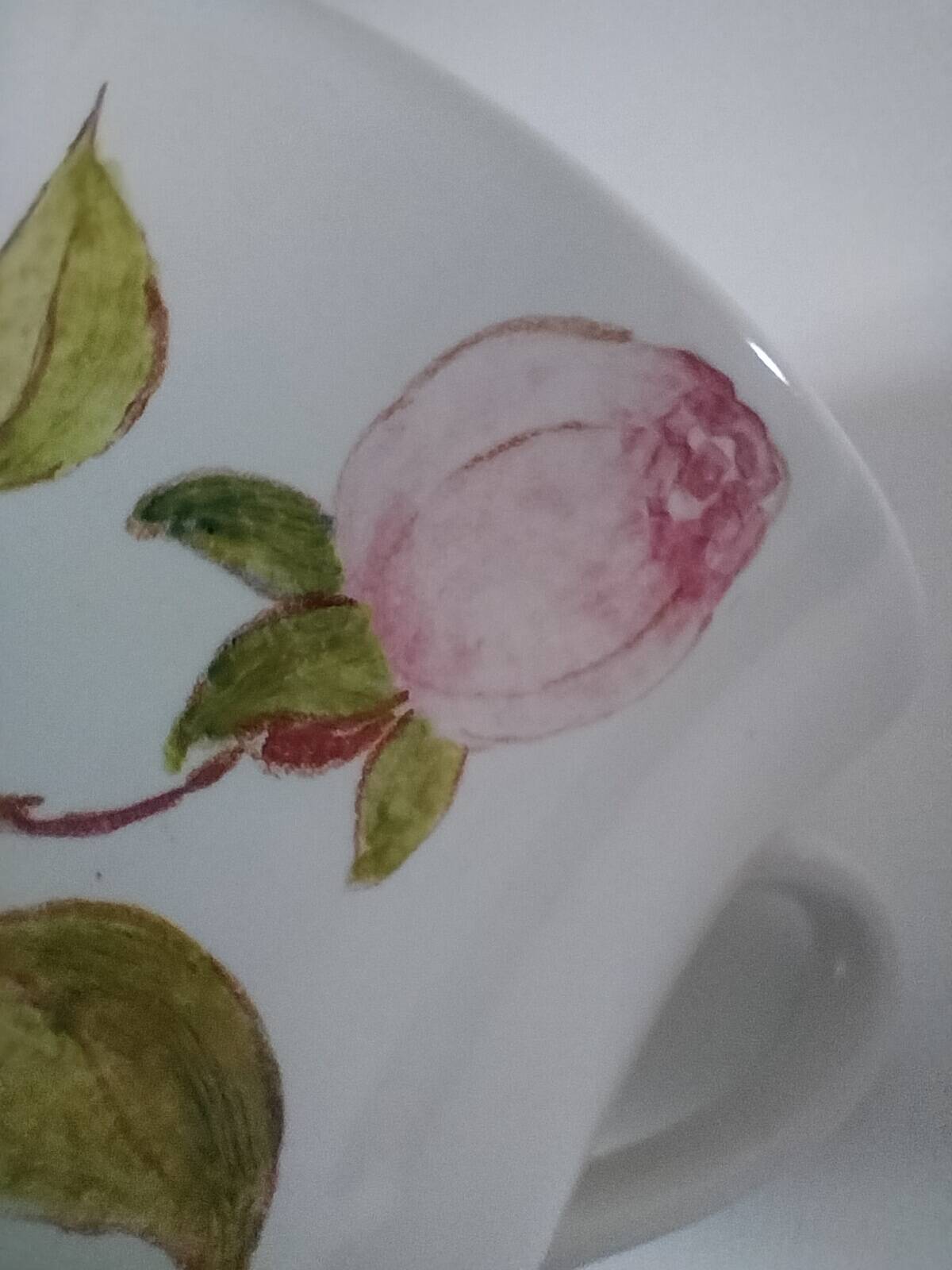 Large breakfast cup Gien floral decoration