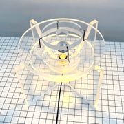 Lampe / Sculpture Italienne en Plexiglas, 1980