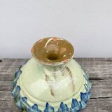 Ceramic fruit bowl on foot