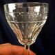 Suite of 6 stemmed glasses for cooked or digestive crystal wine size
