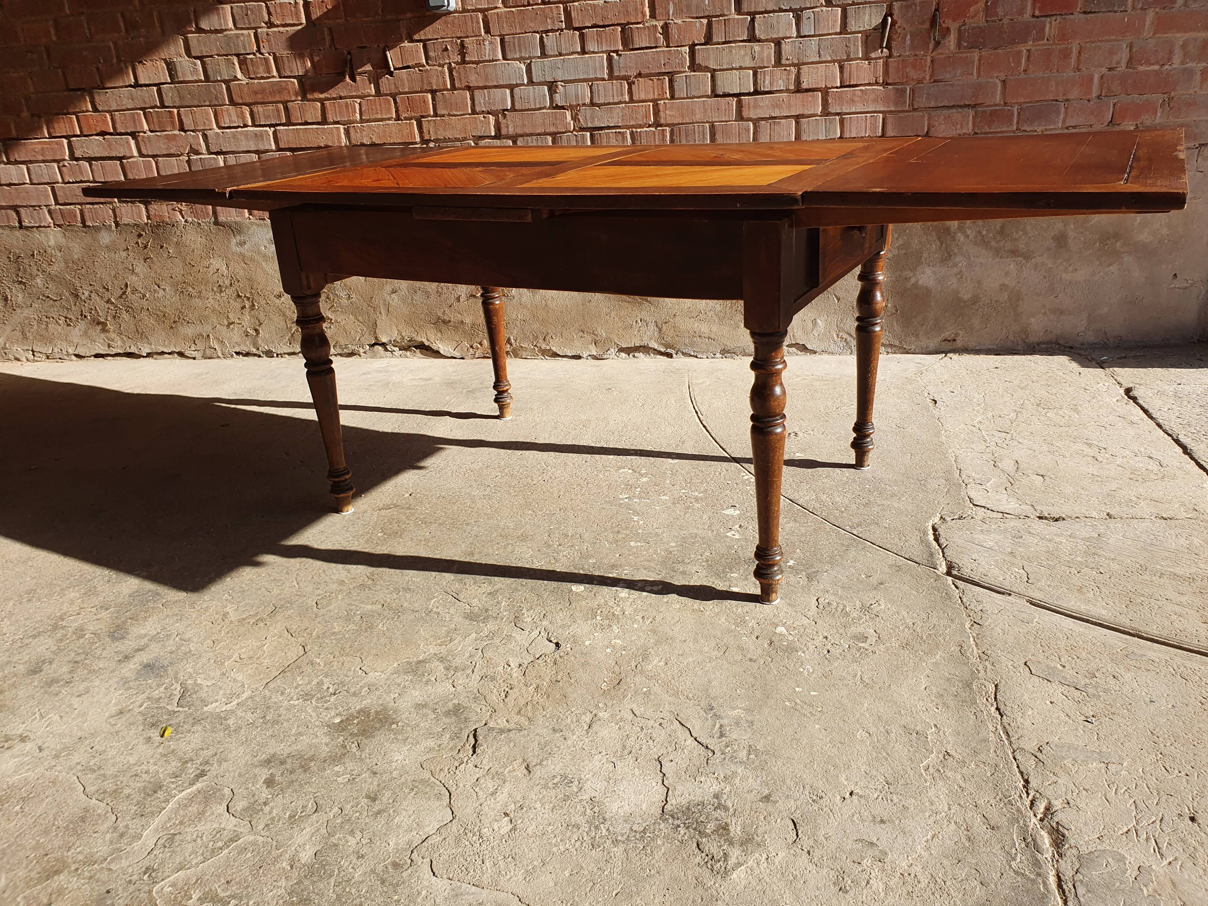 Old vintage farmhouse table