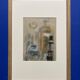 Alfred Gaspart (1900-1993), "Les Bouteilles" Nature morte cubiste, dessin au crayon et pastel gras