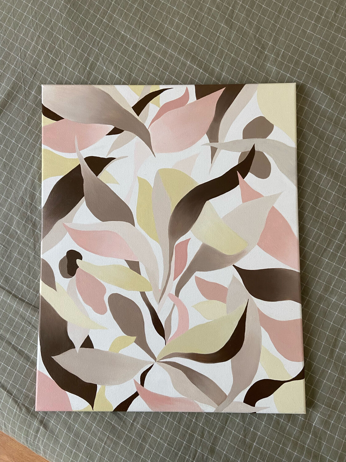 Peinture acrylique jungle beige