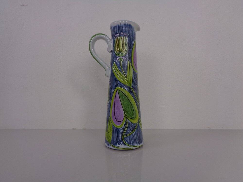 Studio ceramic jug from Laholm Keramik, Sweden, 1960s