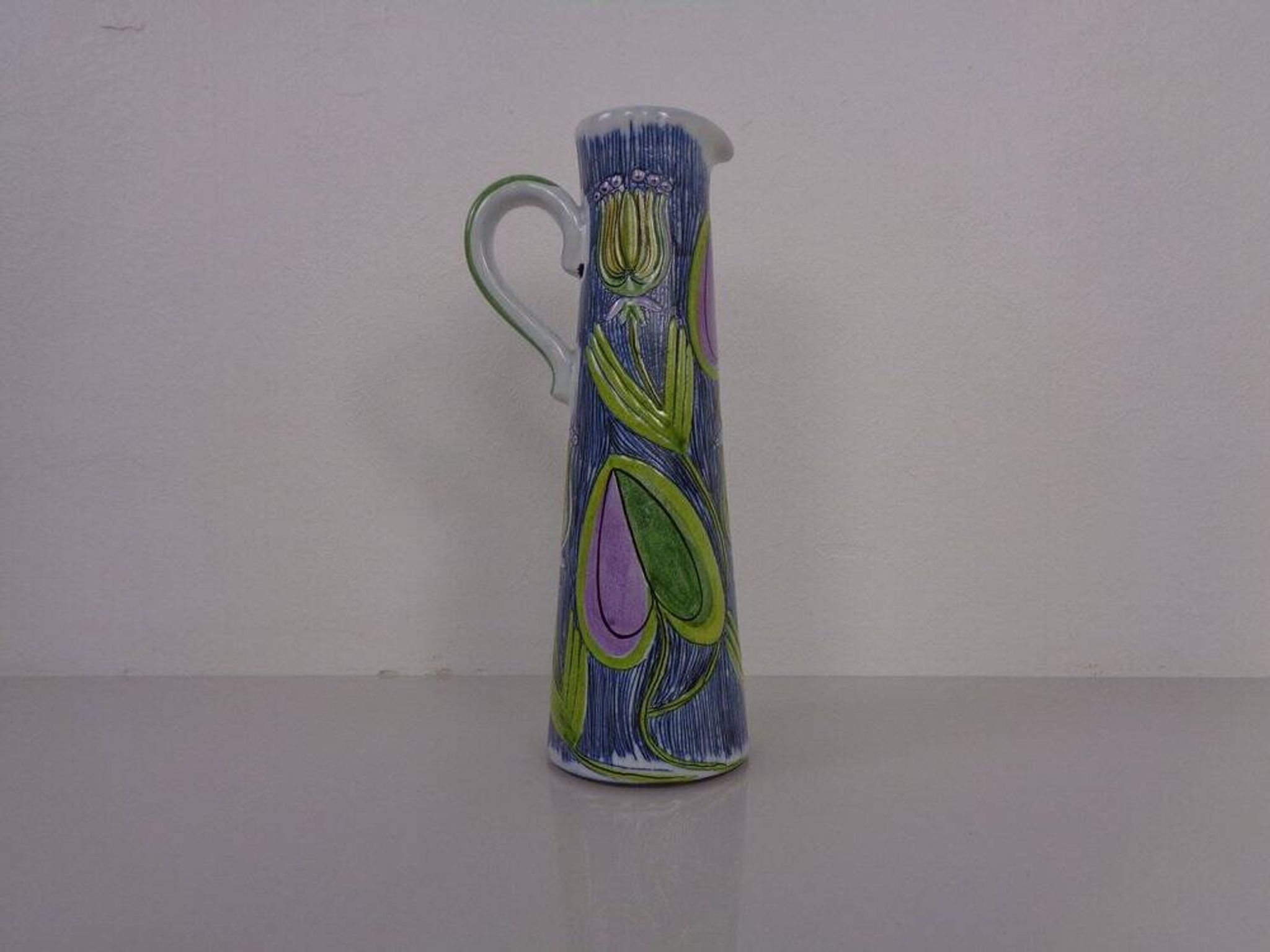 Studio Ceramic Jug from Laholm Keramik, Sweden, 1960s