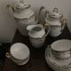 Complete café service porcelain Limoges William Guérin