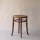 Thonet sit wooden bistro stool, Thonet motif, circa 1910