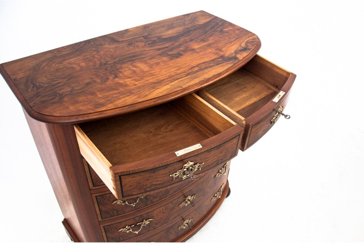 Antique chest of drawers from the turn of the 19th and 20th centuries, Northern Europe.