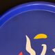 Mebel Italy blue round tray