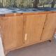 buffet Mado bois poncé et gris anthracite