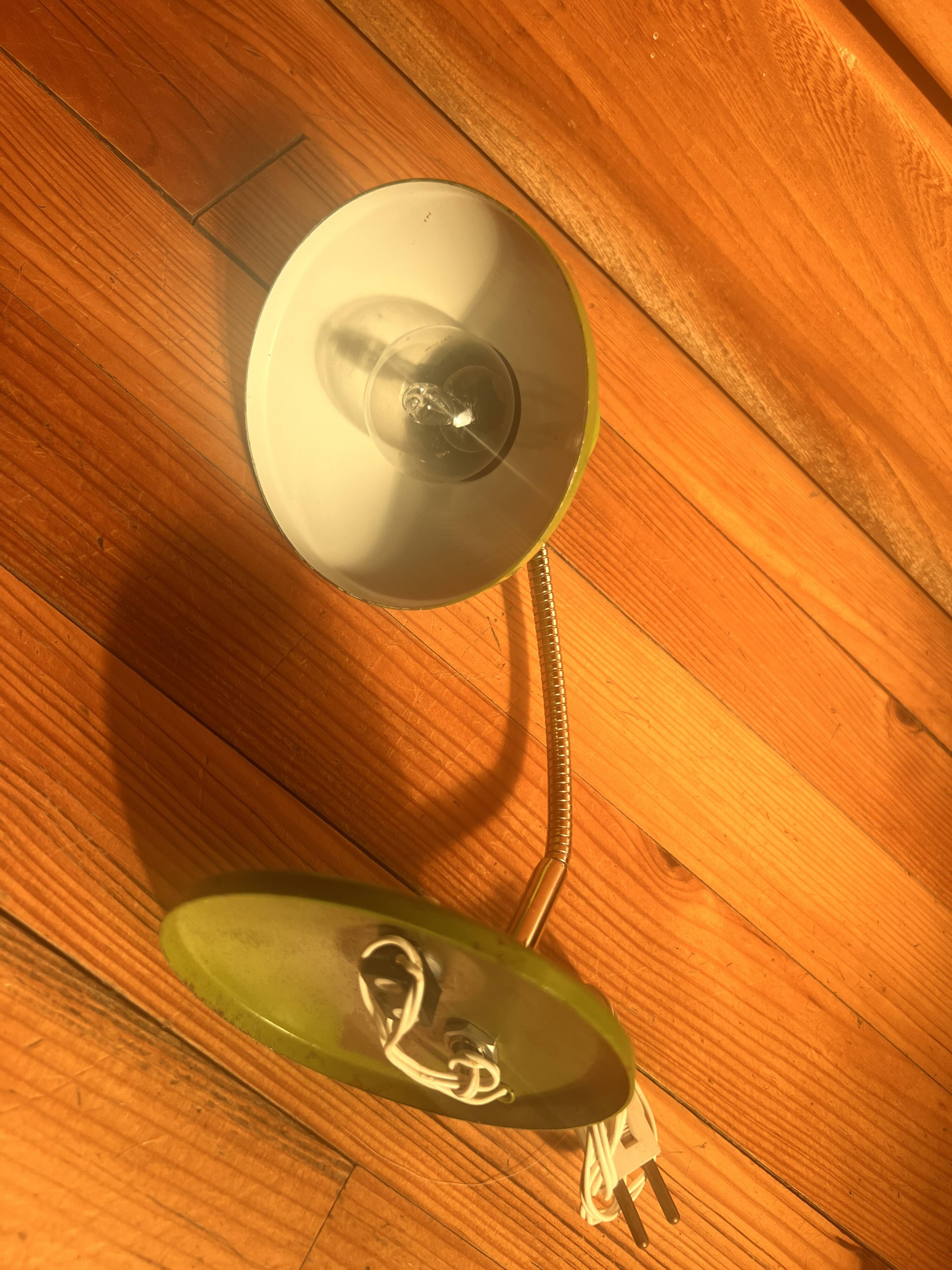 Lampe de bureau verte, 1970