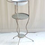 Old metal toilet table