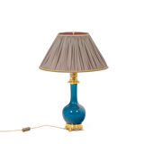 Lamp in Paris porcelain and gilded bronze, circa 1880
