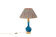Lampe en porcelaine de Paris et bronze doré, circa 1880