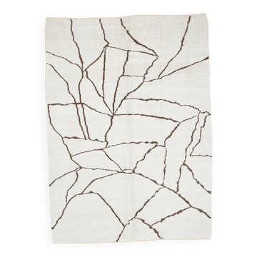 6x9 Super Soft Contemporary Vintage Kilim Rug, 198x269Cm