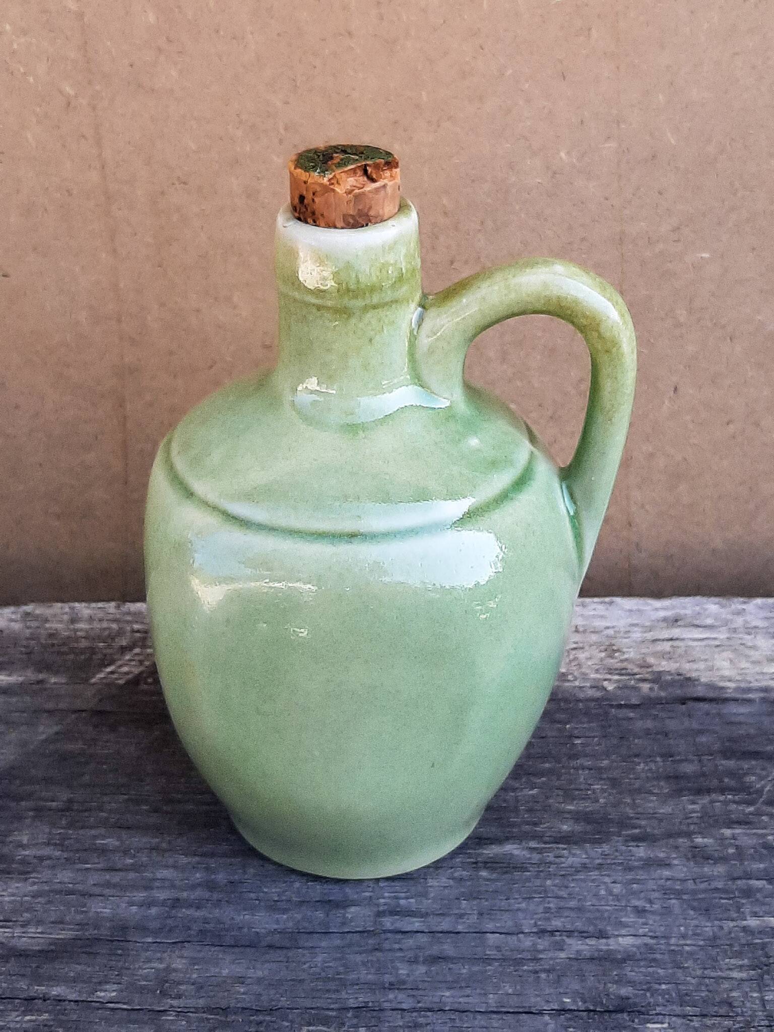 Vintage glazed stoneware jug Grespots Digoin