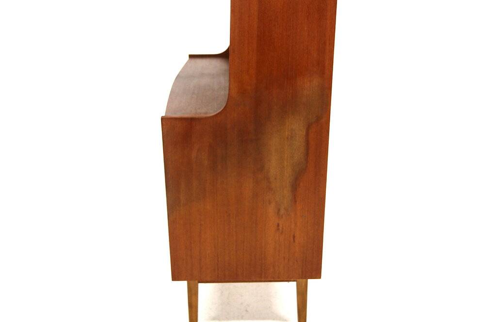Secrétaire scandinave en teck, Suède, 1960