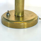 Table lamp "Corolle" – Murano Bullicante glass & patinated brass