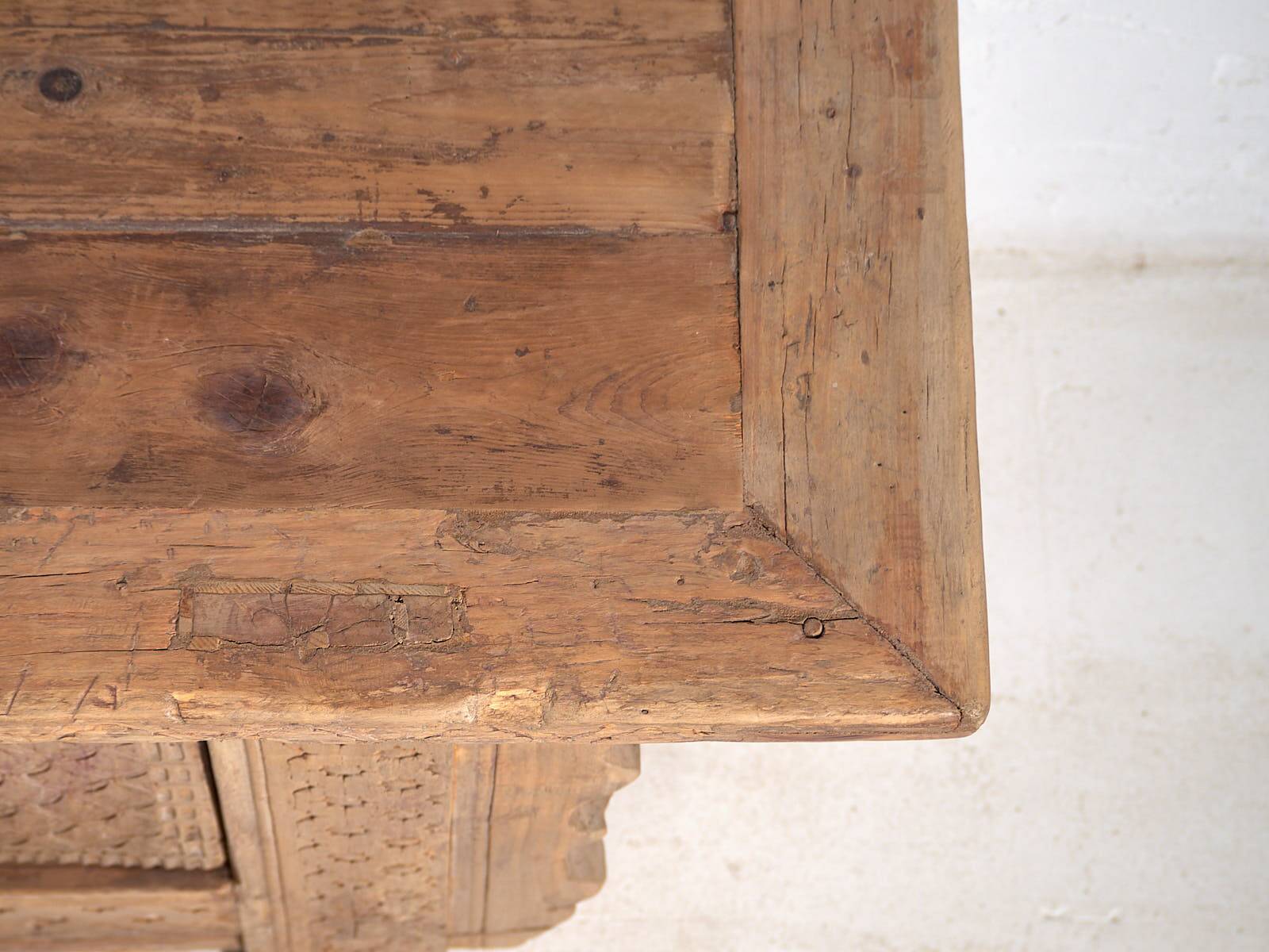 Antique carved TV cabinet (c.1850) #60