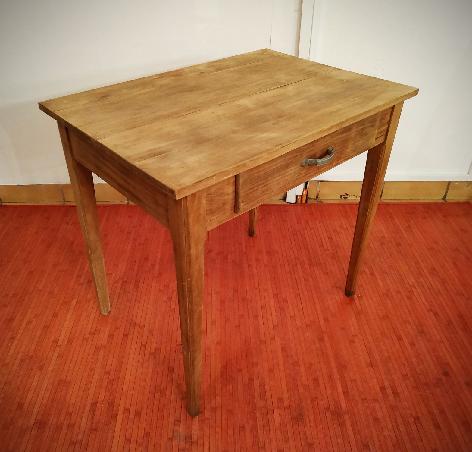 Old wooden table 83 cm