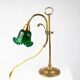 1920s Art Deco Desk Lamp with Green Shade
