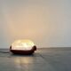 Red Walnut Floor Lamp Model by Achille Castiglioni for Flos, 1970s Mid-Century Modern Italy