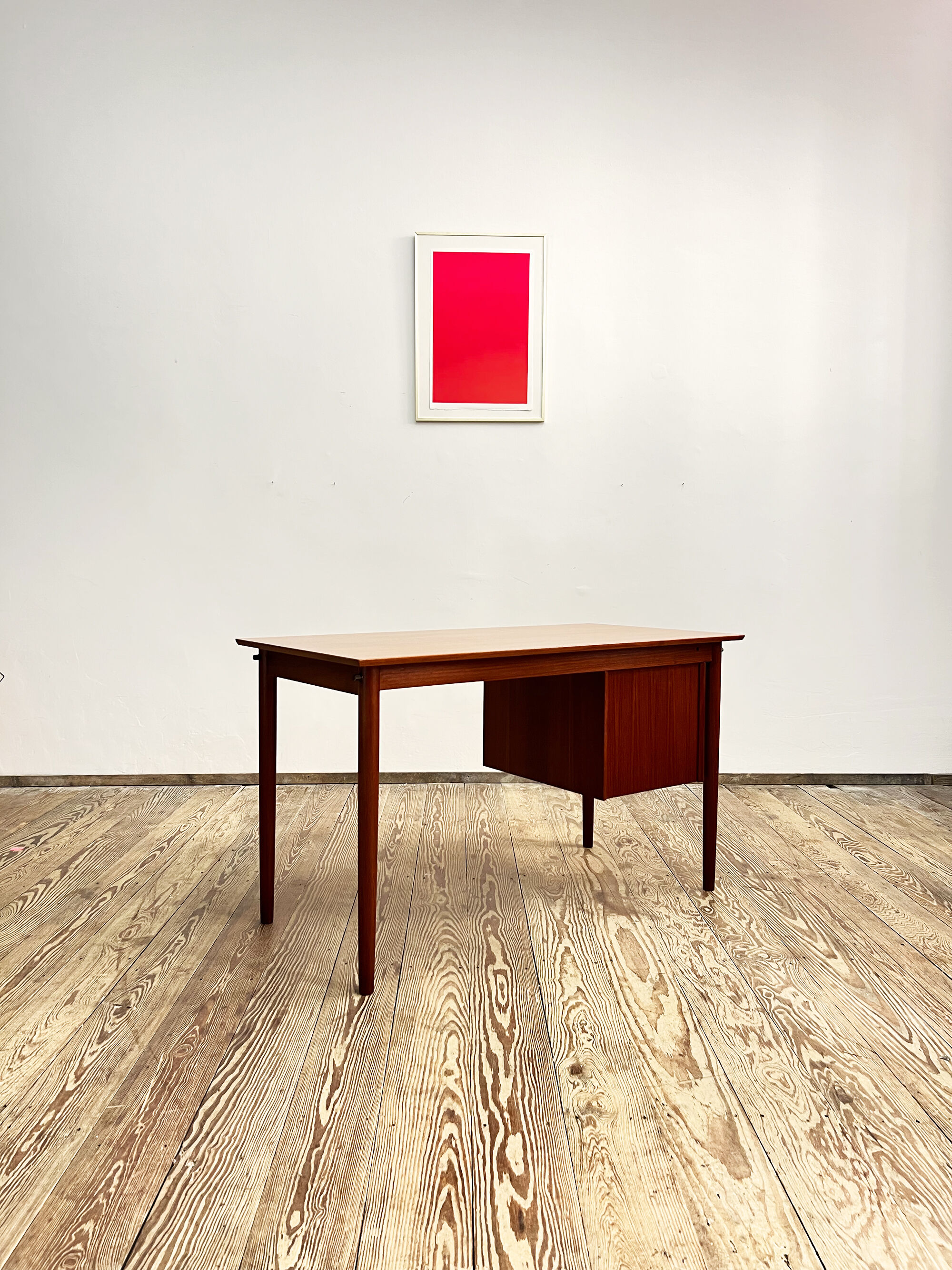 Danish mid-century modern teak writing desk by Arne Vodder, 1960s