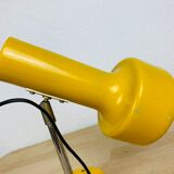 Lampe spot jaune à poser années 70
