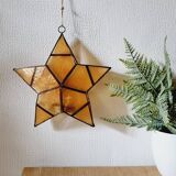 Villeroy&Boch mother-of-pearl and brass star candle holder