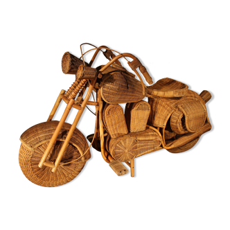 Rattan motorcycle from tom Dixon